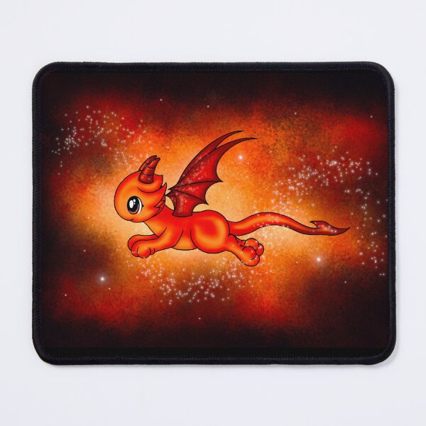 Item preview, cute space fire dragon designed and sold by Pezi-Creation.