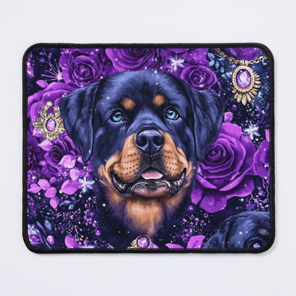 Item preview, Blingy Rottweiler Print designed and sold by Nocturne Paws.