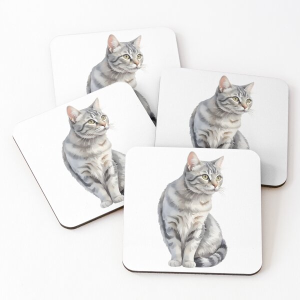 Item preview, Silver Tabby Cat designed and sold by HOMETOWN86.