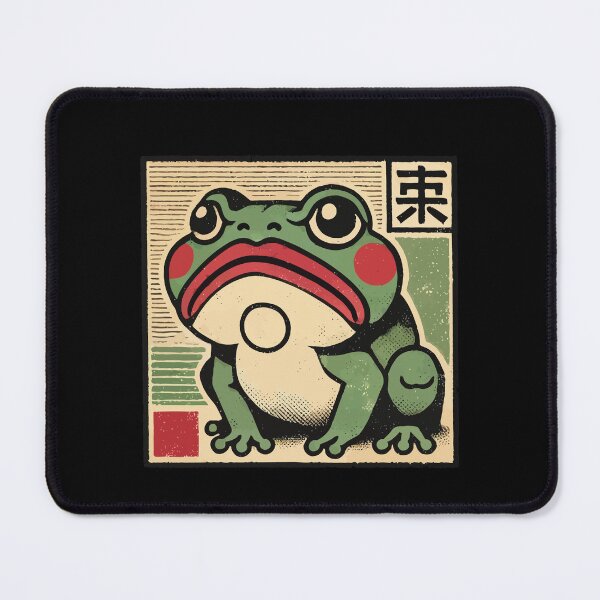 Item preview, Funny Japanese Ukiyo-e Meme Frog designed and sold by LuminOrb.