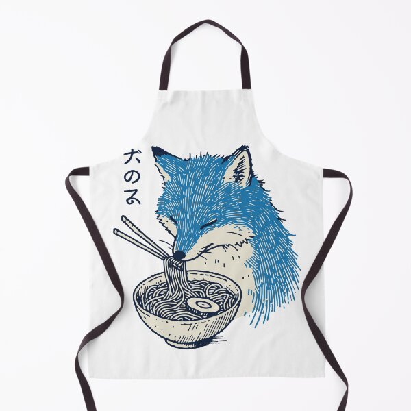 Item preview, Kitsune Fox Ramen Noodles Kawaii Japan Retro designed and sold by LuminOrb.
