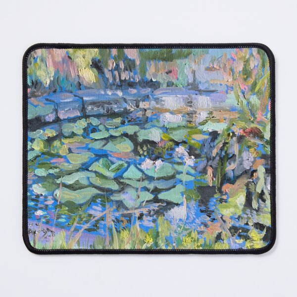 Item preview, Lillies on the Pond Rockery, Chelsea Physic Garden designed and sold by racheldittrich.