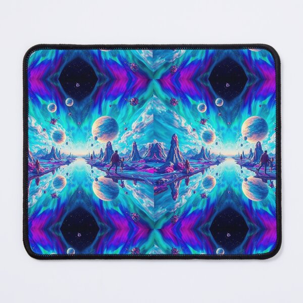 Item preview, "Cosmic Journey Through a Vibrant Alien Landscape" designed and sold by NSB-Design.