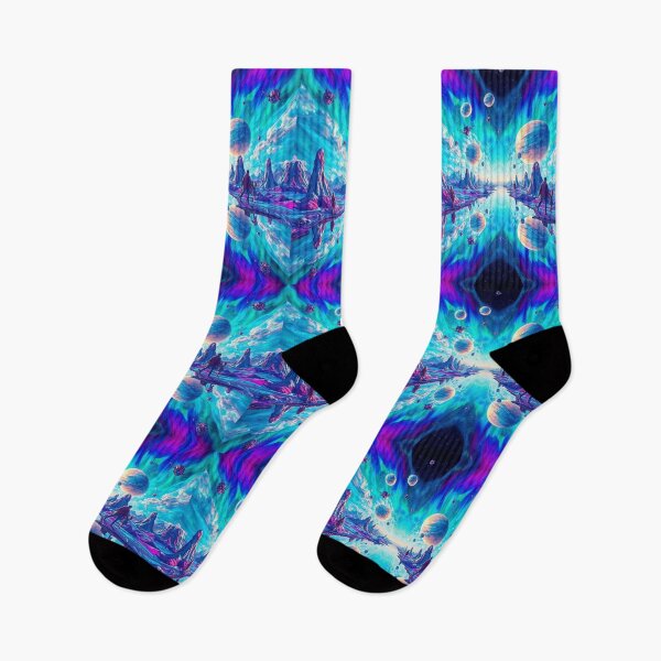 Item preview, "Cosmic Journey Through a Vibrant Alien Landscape" designed and sold by NSB-Design.