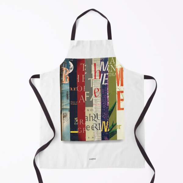 Item preview, Graham Greene - Abstract Book Cover Print - Literary Gift designed and sold by Mr Mustard Prints.