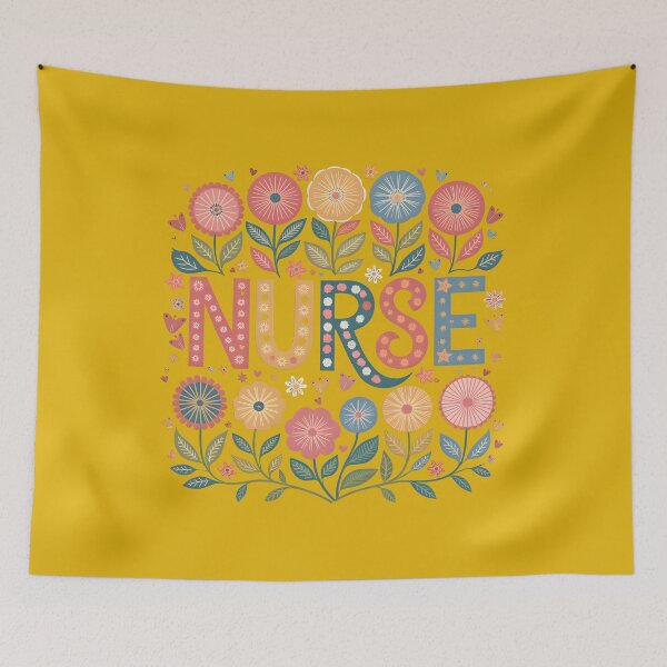 Item preview, Floral Nurse Design for Nursing Students & Professionals designed and sold by zbox1.