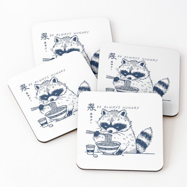 Item preview, Ramen Noodles Kawaii Raccoon Anime Streetwear designed and sold by LuminOrb.