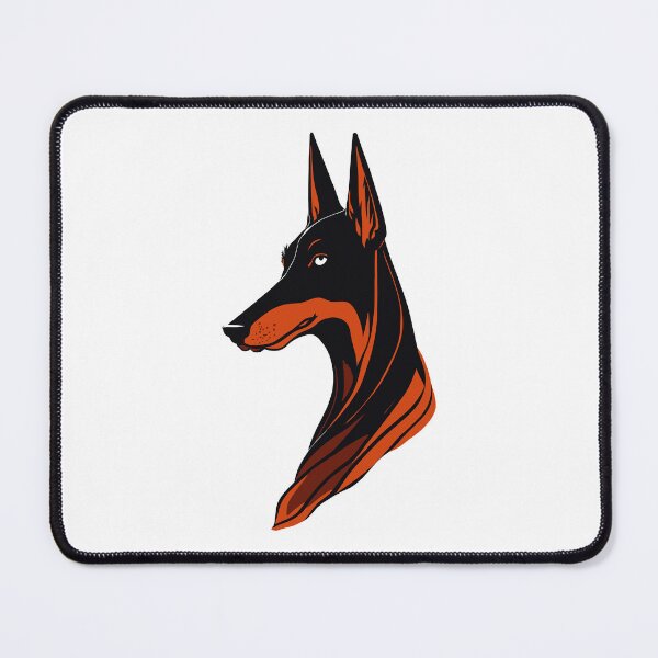 Item preview, natural ear doberman pinscher barkist designed and sold by ramwebroom.
