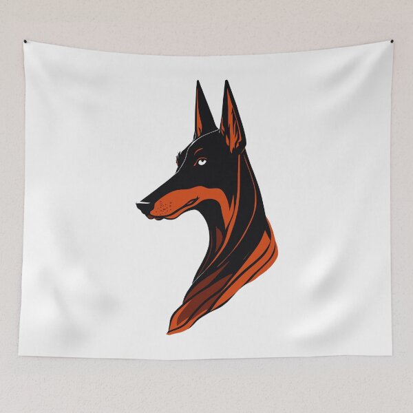 Item preview, natural ear doberman pinscher barkist designed and sold by ramwebroom.