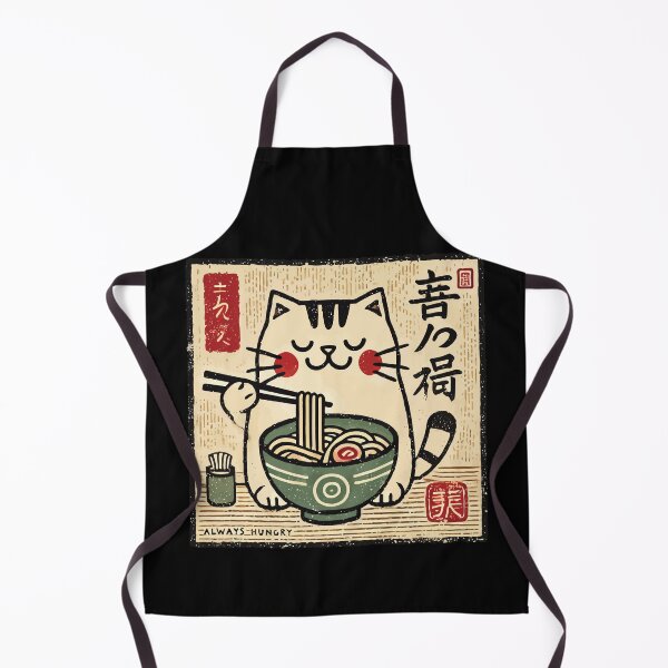 Item preview, Ramen Lover Kawaii Cat Retro Japan designed and sold by LuminOrb.