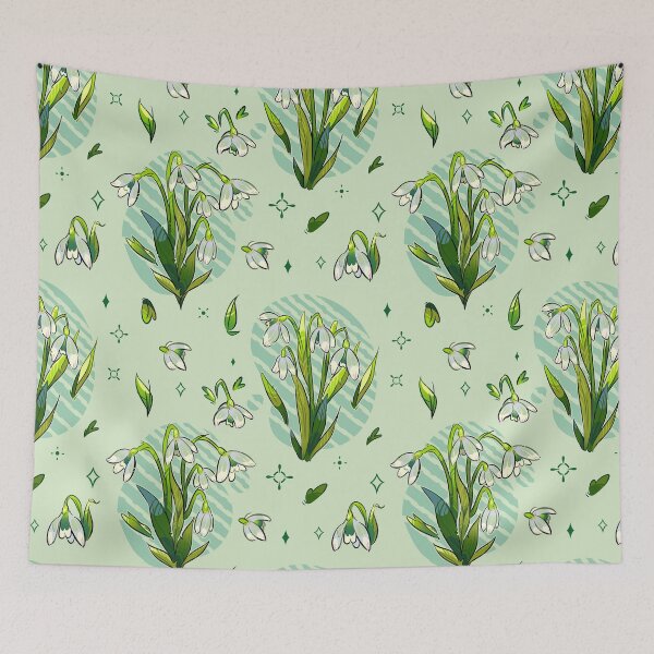 Item preview, snowdrop pattern designed and sold by ViliBoosher.