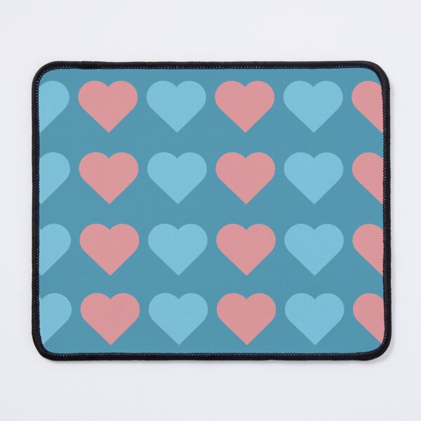 Item preview, Pattern of Pink and Blue Hearts designed and sold by Soujji-Designs.