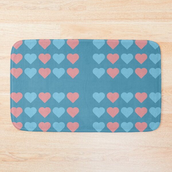 Item preview, Pattern of Pink and Blue Hearts designed and sold by Soujji-Designs.