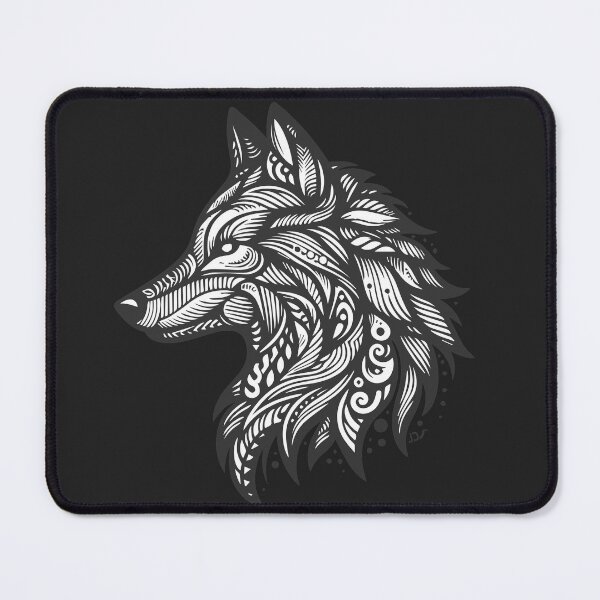 Item preview, Wolf head1_bw designed and sold by crea8designs.