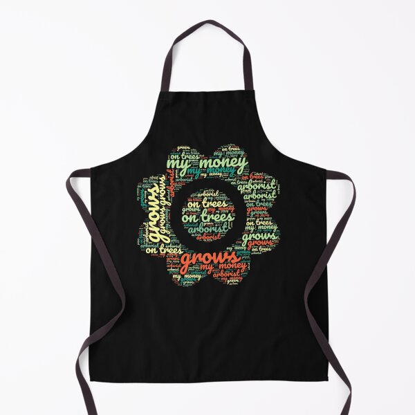 Item preview, My Money Grows on Trees – Arborist Word Art Flower designed and sold by GGtiger.