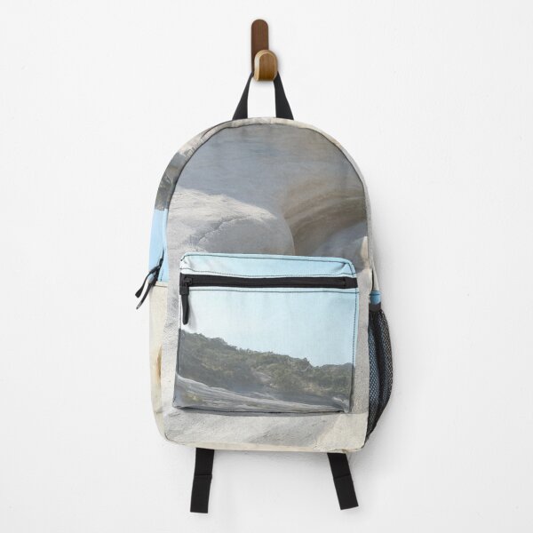 Item preview, Natural Rock Formation with Tranquil Water Pool – Desert Landscape designed and sold by ArtArchive-KK.