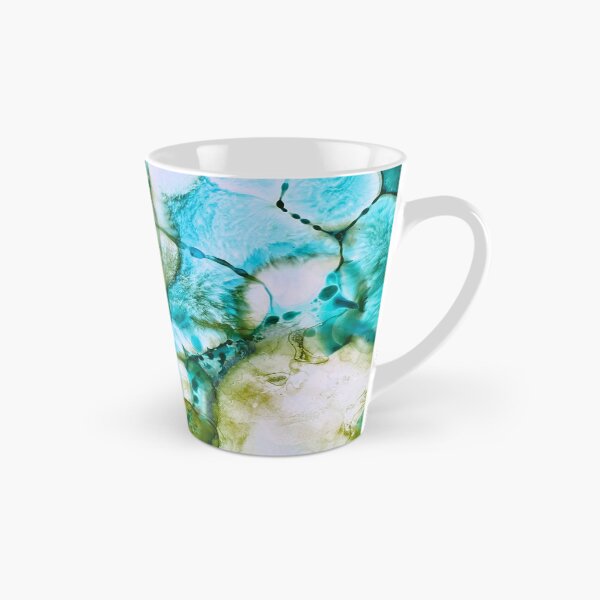 Item preview, Light blue & beige Ink patterns designed and sold by Nicola Morgan.