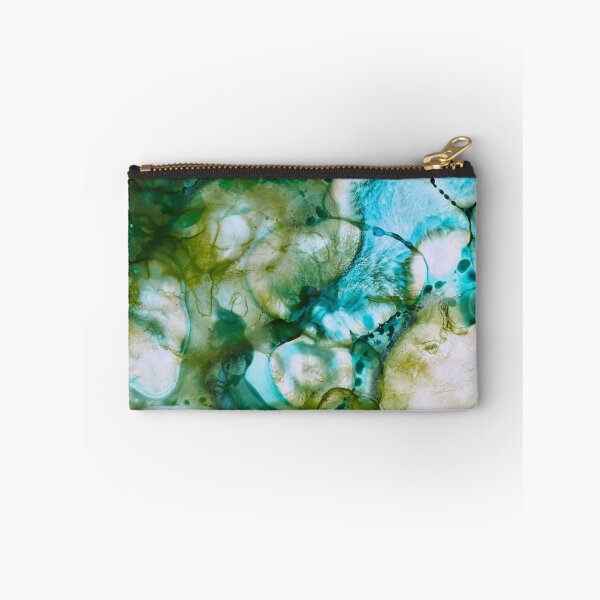 Item preview, Light blue & beige Ink patterns designed and sold by Nicola Morgan.