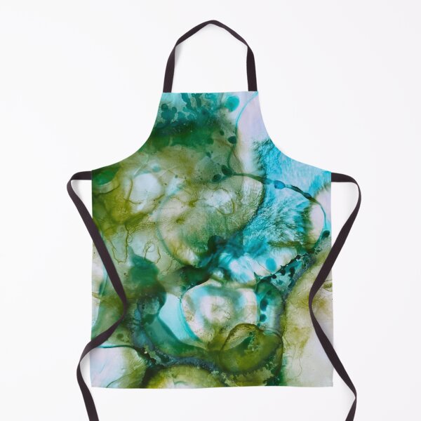 Item preview, Light blue & beige Ink patterns designed and sold by Nicola Morgan.