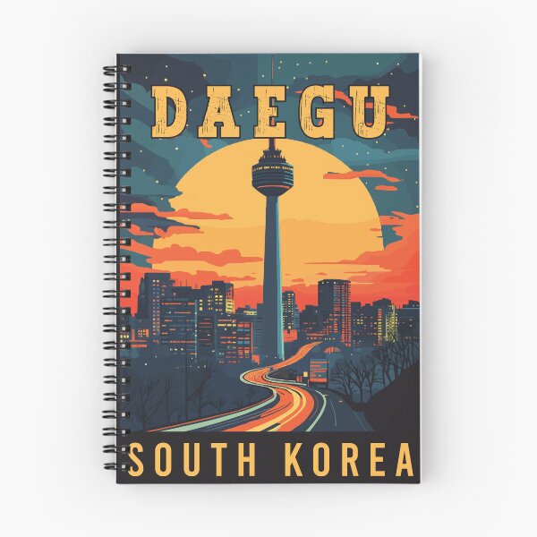 Item preview, Explore Vibrant Daegu in South Korea - Travel Art designed and sold by turtlestart.