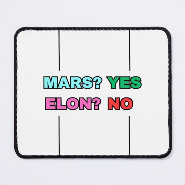 Item preview, Tesla Bumper MARS? YES , ELON? NO designed and sold by SanadDiab.