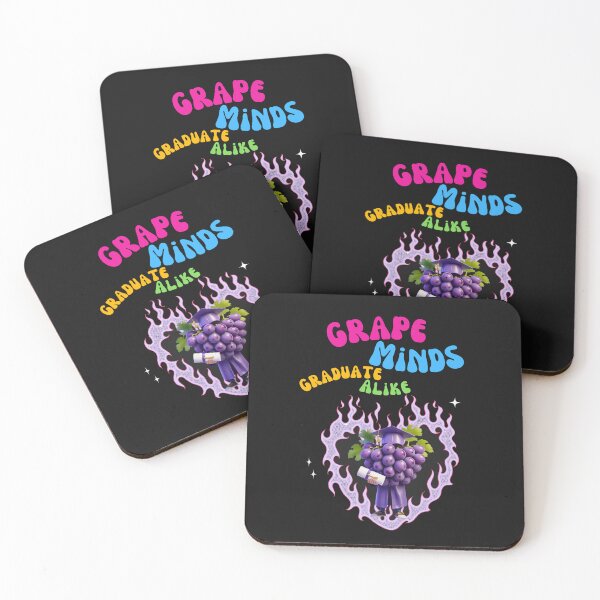 Item preview, Grape Minds Graduate Alike! Funny Graduation Grape designed and sold by TasteTicker.