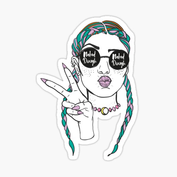 Naked Dough Girls Do It best Sticker