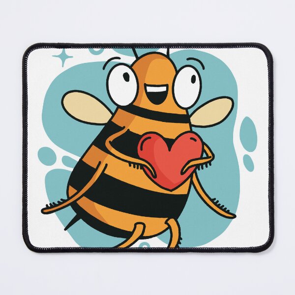 Item preview, Adorable Bee Holding a Heart designed and sold by TurtleDojo.