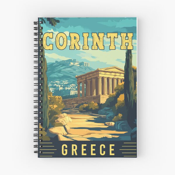 Item preview, Explore Ancient Beauty of Corinth in Greece - Travel Art designed and sold by turtlestart.