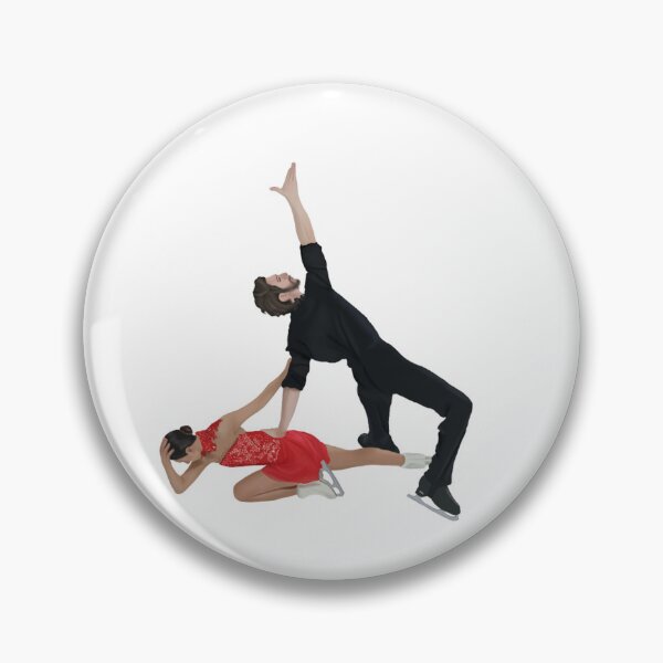 Item preview, Sara Conti & Niccolo Macii Sticker | Figure Skating Sticker designed and sold by fskatingprints.