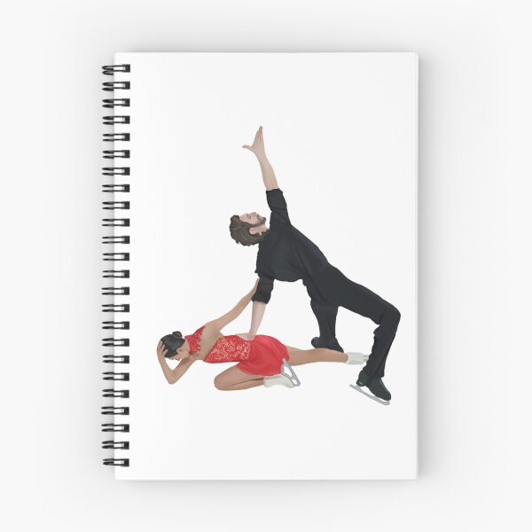 Item preview, Sara Conti & Niccolo Macii Sticker | Figure Skating Sticker designed and sold by fskatingprints.