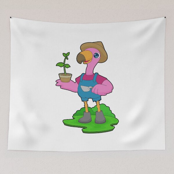 Item preview, Flamingo Farmer Plant designed and sold by Snabdesign84.