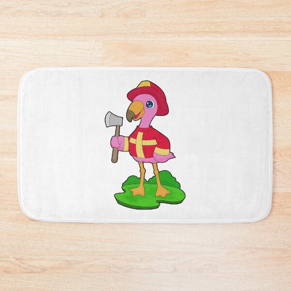 Item preview, Flamingo Firefighter Axe designed and sold by Snabdesign84.