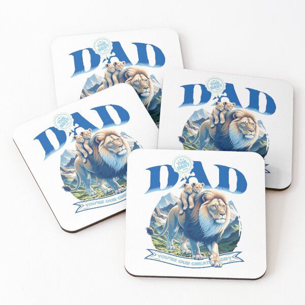 Item preview, The Best Dad - Lion designed and sold by Belarte.shop.