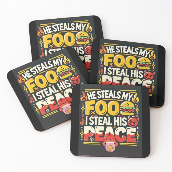 Item preview, He Steals My Food, I Steal His Peace designed and sold by GraficiarniaAK.