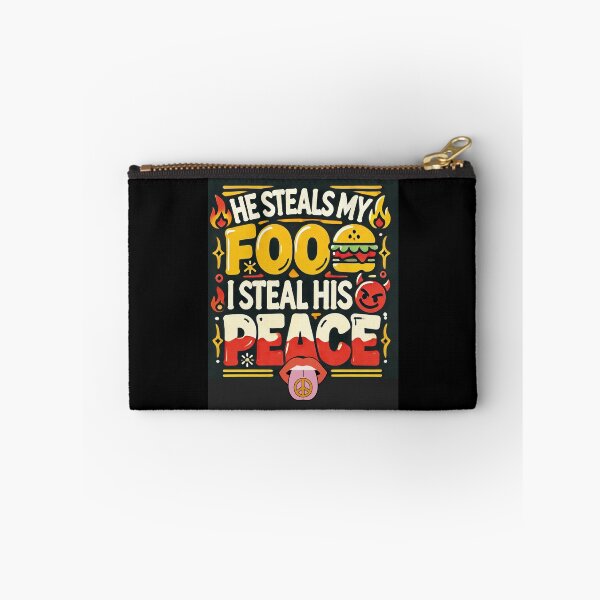 Item preview, He Steals My Food, I Steal His Peace designed and sold by GraficiarniaAK.
