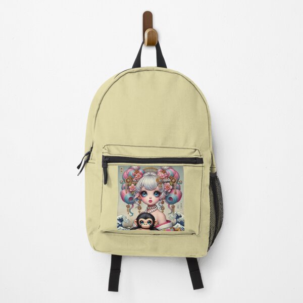 Vista previa del artículo con la obra «Muñecas de gorila y niña de Harajuku», diseñado y vendido por B-GORIRA.