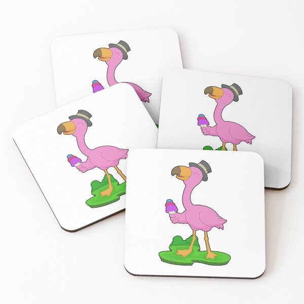 Item preview, Flamingo Waffle ice cream designed and sold by Snabdesign84.