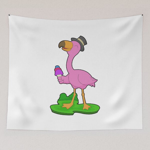 Item preview, Flamingo Waffle ice cream designed and sold by Snabdesign84.
