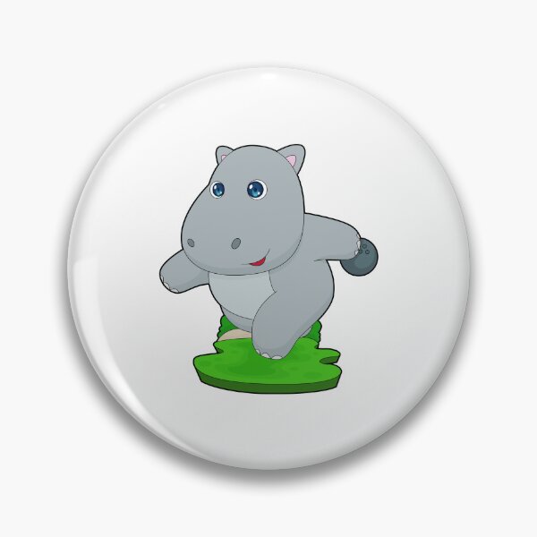 Item preview, Hippo Bowling Bowling ball designed and sold by Snabdesign84.