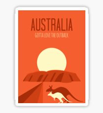 Australia Uluru Outback Sticker