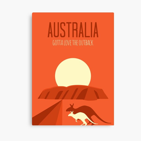 Australia Uluru Outback Canvas Print