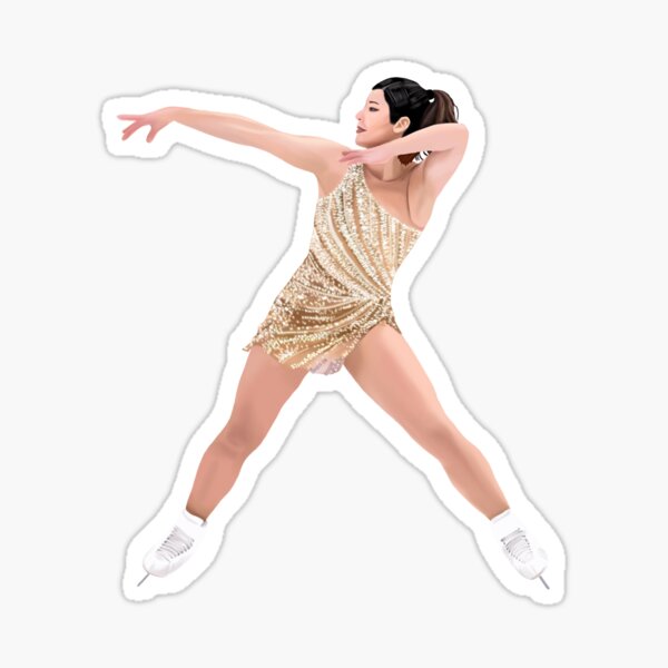 Item preview, Alysa Liu Sticker | Figure Skating Sticker designed and sold by fskatingprints.