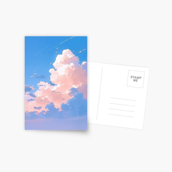 Item preview, Spring Anime Clouds designed and sold by Cat-and-Panda.