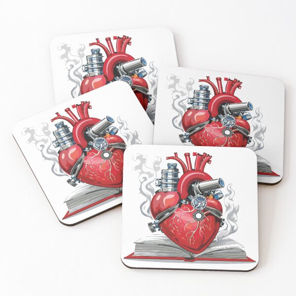 Item preview, Cyberpunk Mechanical Heart – Fusion of Knowledge & Power designed and sold by Wanderly Ways.