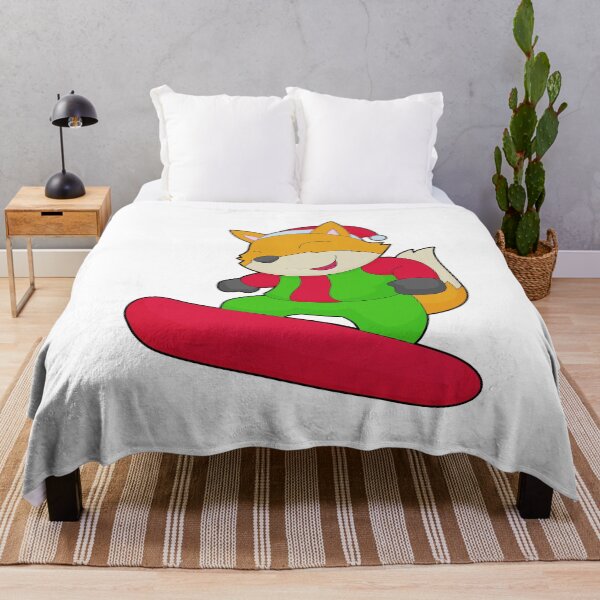 Artikelvorschau, Fuchs Weihnachten Snowboard entworfen und verkauft von Snabdesign84.