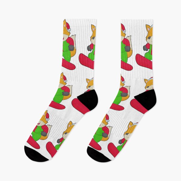 Artikelvorschau, Fuchs Weihnachten Snowboard entworfen und verkauft von Snabdesign84.