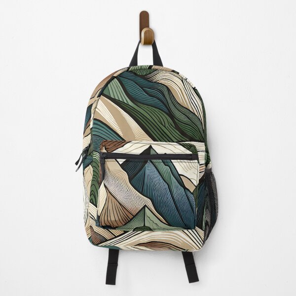 Item preview, Abstract Mountain Pattern - Dynamic Nature Design designed and sold by Belarte.shop.