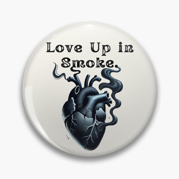 Item preview, Love Up in Smoke - Dark Heart Design designed and sold by Dantin.