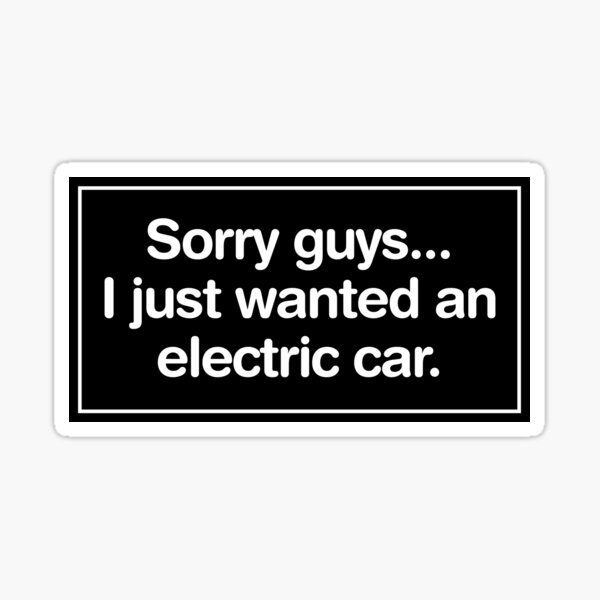 Item preview, Funny Anti Elon Tesla Bumper designed and sold by brkvdesign.